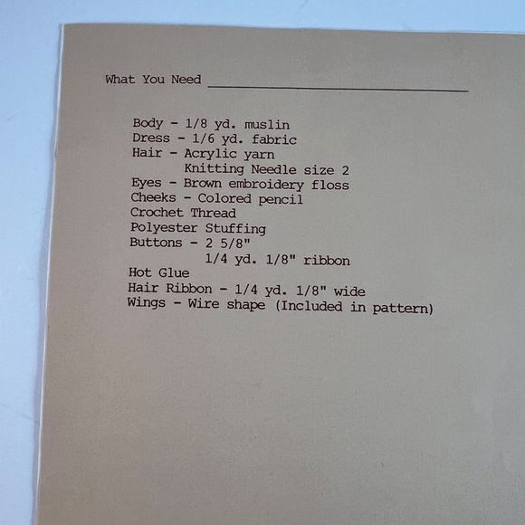 Catch a Falling Star Angel Ornament Pattern Metal Wings Farmyard Creations - Picture 6 of 9